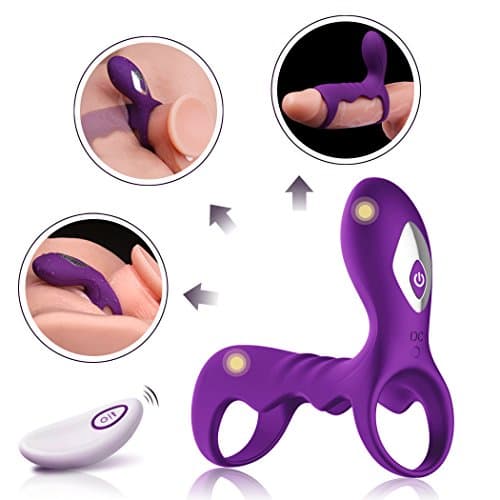 V-îbrâting C&õ-ck R-îng Remote Control Wireless Vîbërâte P&enîs V-îbrâtõr for Men Tshirt