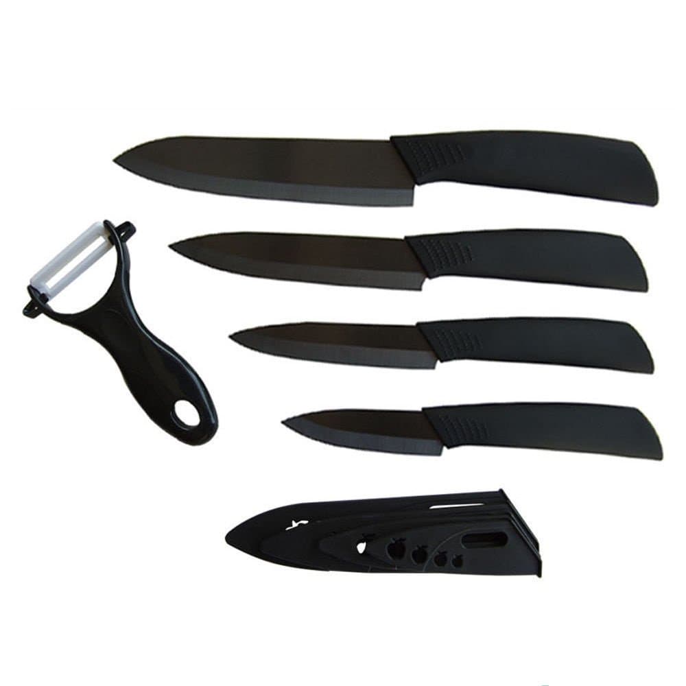 5 Pcs Ceramic Utility Peeler Knife Knives Best Tool For Cutting The Fish, Fruits, Vegetables, Meat And Guaranteeing Family Especially Baby's Health