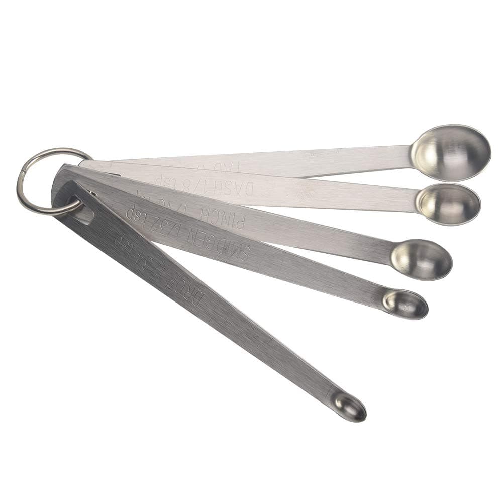Spoon 5pcs Kitchen Tool Accessories Sauce Measuring Mini Stainless Steel Durable