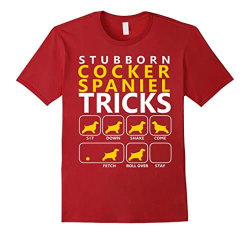 Men's Cocker Spaniel T-shirt 3XL Cranberry