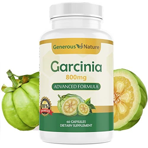 Advanced Weight Loss with Pure Garcinia Cambogia Extract HCA - Boost Metabolism, Suppress Appetite, Antidepressant - For Women & Men