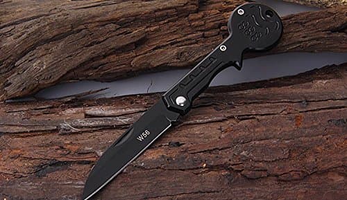 Creative portable mini knife, pocket knive, key style folding knive, easy carry outdoor knife | Rockfeng | Black