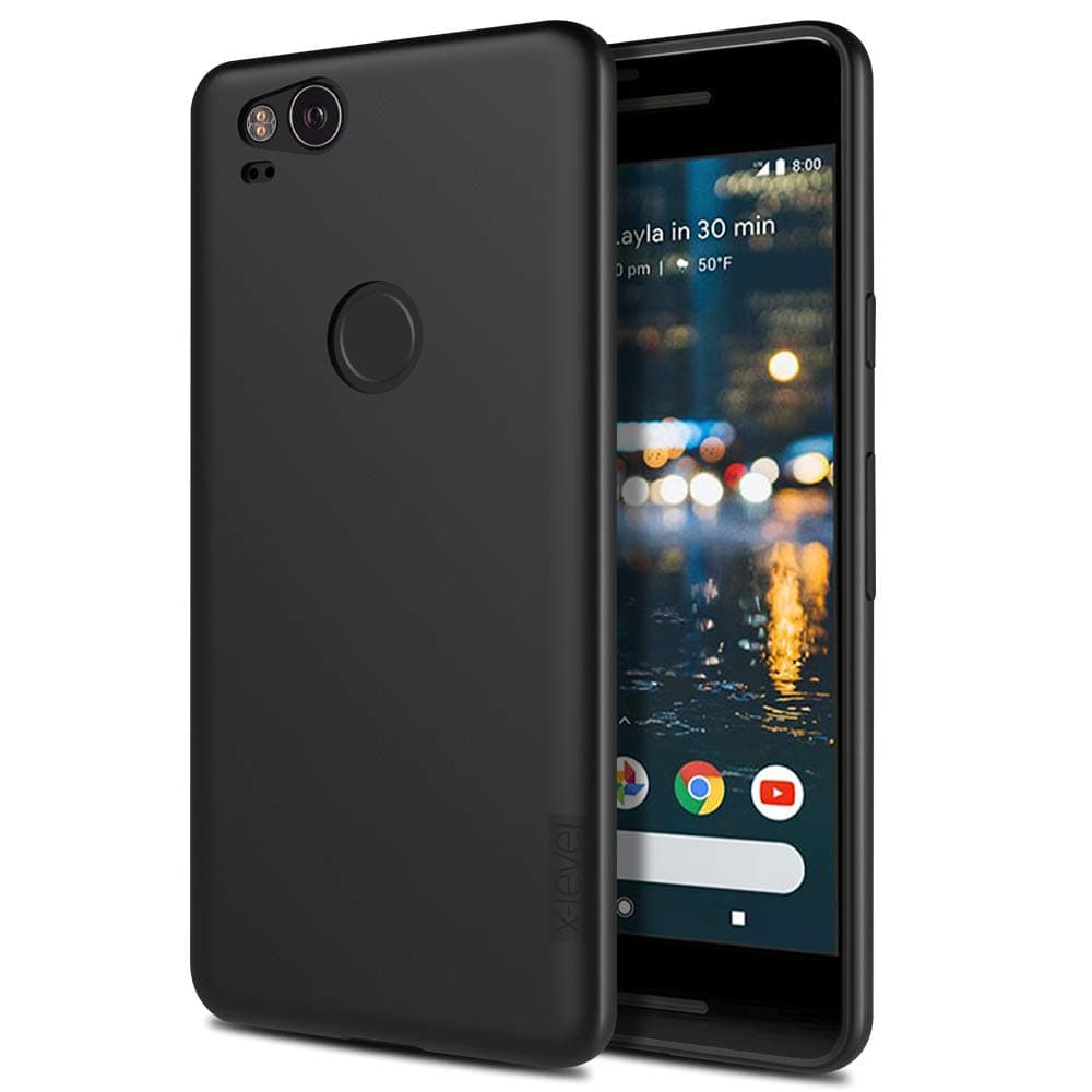 HYAIZLZ Google Pixel 3a XL Case Clear Thin Soft TPU Matte Slim Fit Protective Back Cover for Google Pixel 3a XL,Color Black