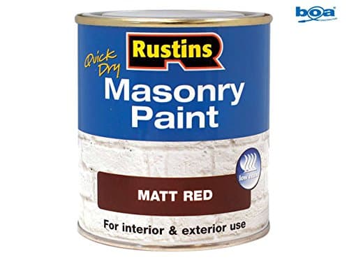 Quick Dry Masonry Paint Red 500ml
