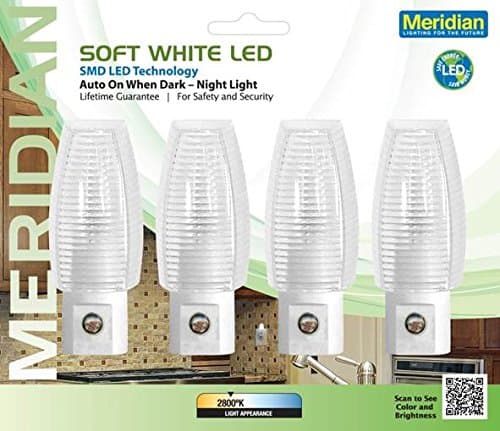 Meridian Electric 10912 5 lm LED Auto, Soft White 5000K (4 Pack)