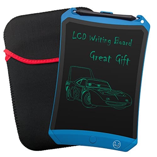 8.5 Inch Writing Board, High Brightness Electronic Drawing Board, Message Board with Screen Lock, Handwriting Pad with Stylus Kids, Family Memo, Office (Blue-8.5)