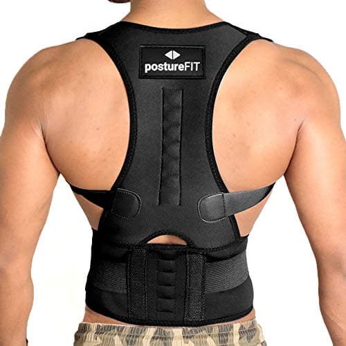 postureFIT Magnetic Posture Corrector for Men & Women I Adjustable Back Support Belt for Body Pain Relief (XL)