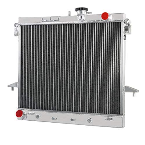 ALLOYWORKS 2 Row All Aluminum Radiator Replacement for 2009-2012 GMC Canyon / 2009-2012 Chevy Colorado / 2006-2010 Hummer H3 H3T 2.8L 2.9L 3.5L 3.7L 5.3L