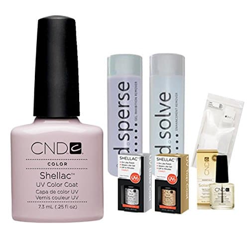 CND STARTER SHELLAC KIT (Romantique) UK SELLER