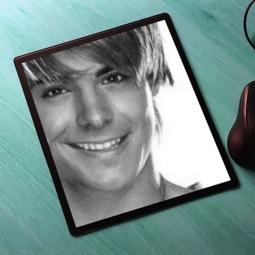 Seasons ZAC EFRON - Original Art Mouse Mat #js002