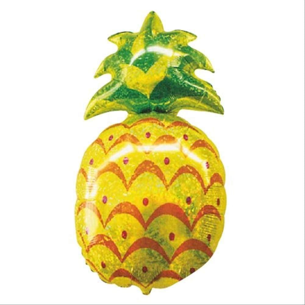 Sparkling Holographic Pineapple 90cm Mylar Balloon