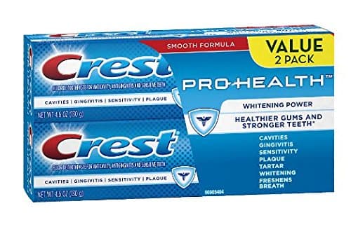 Crest Pro-Health Whitening Power Smooth Formula Toothpaste 4.6 oz (pack of 2)