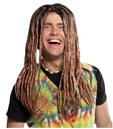 Sexy Brown Long Unisex Wig