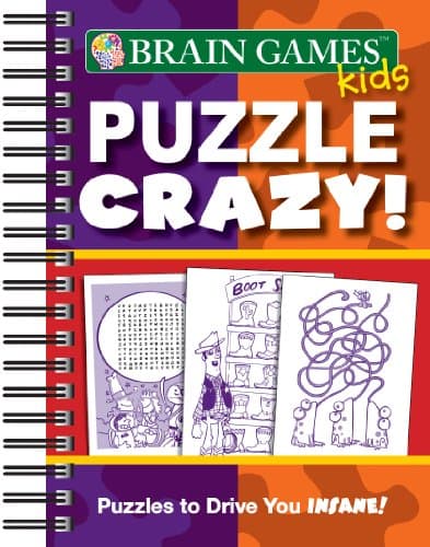 Brain Games Kids Puzzle Crazy Spiral-bound – September 9, 2011