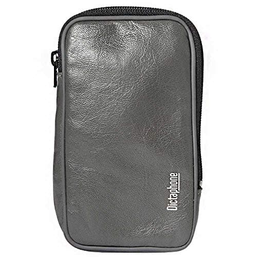 Dictaphone Nuance Handheld Mini/Micro Cassette Portable Leather Carry Case