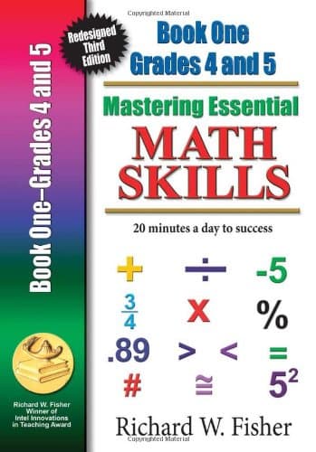 Mastering Essential Math Skills BookGrades 4-5 Redesigned library version