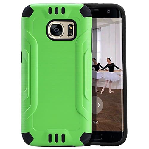 Samsung Galaxy Note 7 FE Carrying Case Protective Cover, Slim Kickstand Rugged Case For Galaxy Note 7 FE (Armor Neon Green)