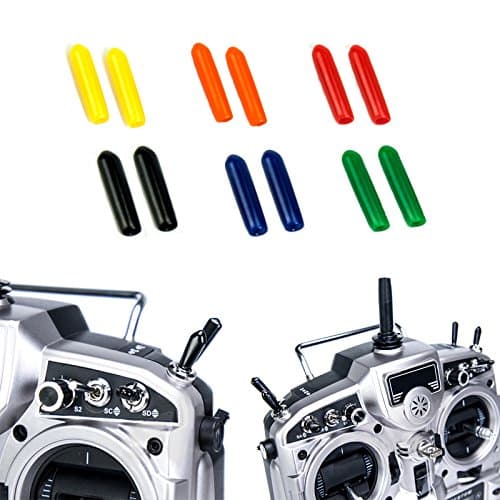 10Pcs Rubber Transmitter Anti-slipping Stick Switch Cap Sheath for Flysky Futaba JR Frsky Radiolink