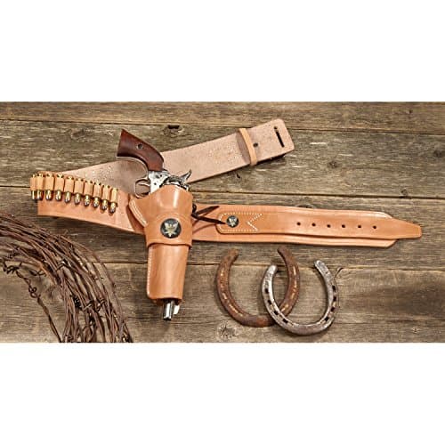 Classic Old West Styles Western Rig Leather Holster Belt Set .22 Caliber, 42