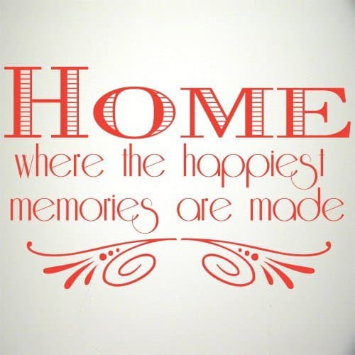 Home Happiest Memories wall sticker