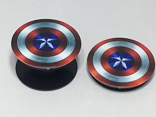 Capt.America Retractable Stand Grip for Cell Phone & Tablets - Ships from USA