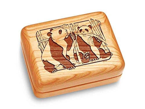 Music Box 4x3" - Pandas - Ode to Joy