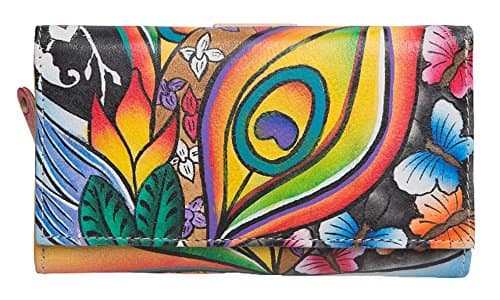 Modapelle Women Hand Painted Leather Wallet
