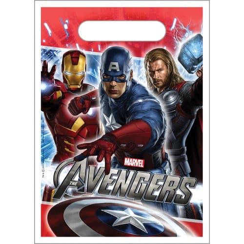 Marvel Avengers Party Favor Bags - 8 per Pack