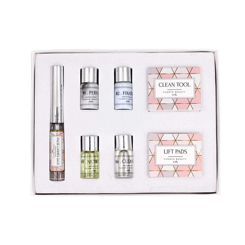 Eyelash Perm Kit, Professional Quality Lash Lift, Semi-Permanent Curling Perming Wave, Lotion & Liquid Set adorable