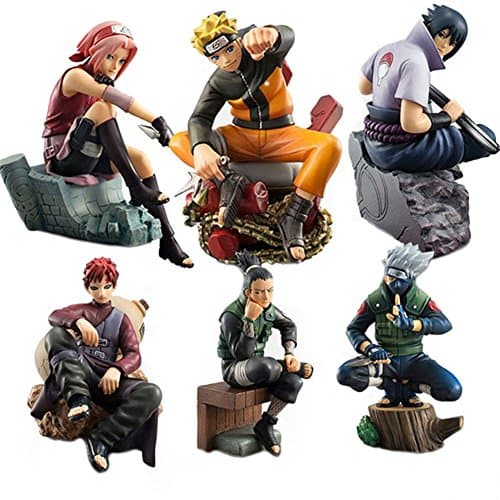 ATOROR Naruto Action Figures Set-Naruto/Sasuke/Sakura/Kakashi/Shikamaru /Gaara Hokage Dolls