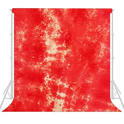 JULIUS STUDIO6 X 9 Ft Signal Red Hand Dyed Muslin Backdrop Background Screen for Photo Video Studio, LIQ122-JSAG