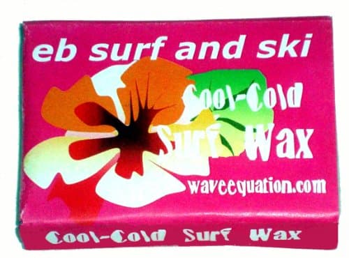 Wave Equation Cool-Cold Surf Wax All Natural Beeswax - Single Bar