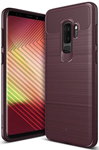 Caseology Vault for Galaxy S9 Plus Case (2018) - Rugged Matte Finish - Burgundy