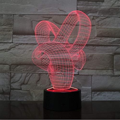 yangww Night Light Cute Cat 3D Night Light Creative Electric Illusion 3D Led Light 7 Color Change USB Touch Table Lamp for Kids Gift Bedside Lamp-Bluetooth Speaker Base