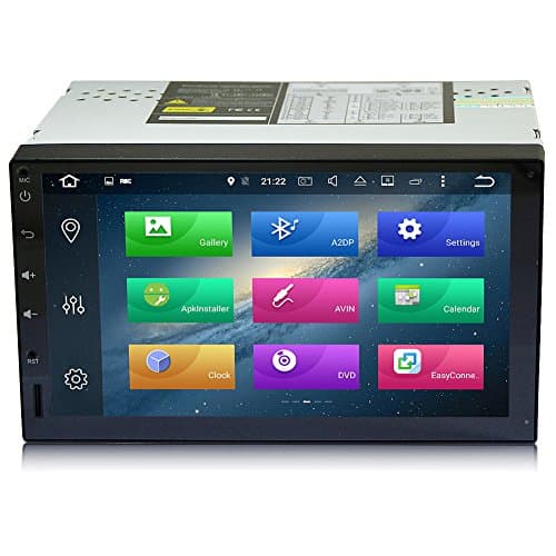 motiveabc MA-760 Pure Android Eight Core Car Stereo Double Din GPS Navigation 1080p HD Full Screen DVD Player