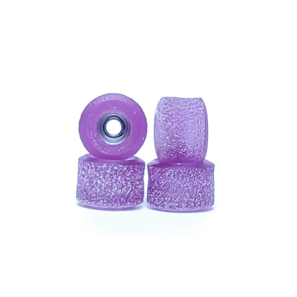 Abstract 95A Mini Conical Urethane Fingerboard Wheels (Clear Purple)