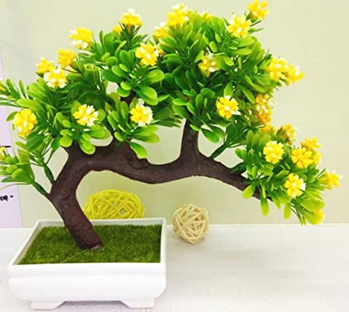 8" ARTIFICIAL BONSAI TREE PLANT TOPIARY IN OUTDOOR-#33