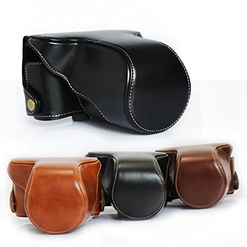 Brand New Leather Camera holster Camera Protector Sheath Case for Fujifilm XA3 XA10 Camera With XC16-50mm lens Hard Case - Black