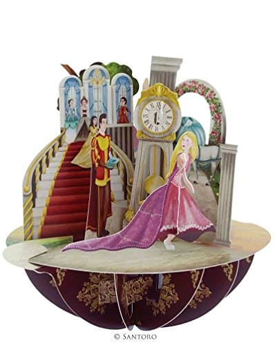 Santoro Pirouettes Princesses Pop Up Card 3D