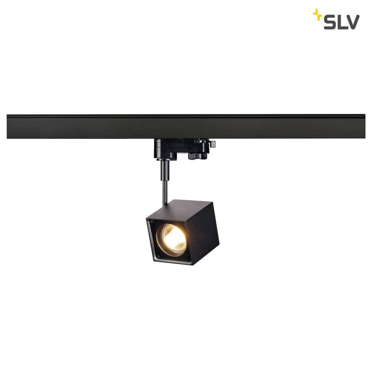SLV 3-Phase Altra DICE, LED spot, Spotlight, Ceiling, Track System, Interior Lighting / GU10 50W Black, Aluminium, 50 W