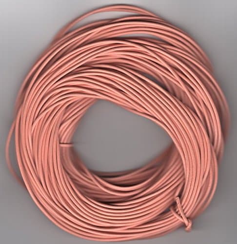Pink Leather Cord, 1.8 mm, 25 Meter Hank (26 Yards) for Necklace and Bracelets