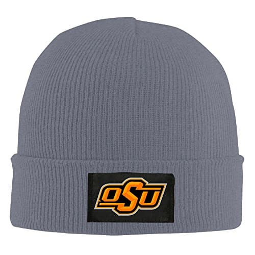 UglyBee Unisex Oklahoma State University Logo Knitted Wool Beanie Skull Caps
