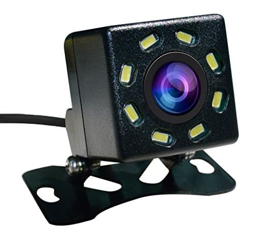 Backup Camera For Car, YongCheng 170 Degree Super Wide Angle Reverse Rear View HD 8 LED Night Vision Waterproof Easy-Installation Back Up Camera for Toyota Honda Buick Ford jeep SUV Truck and All Cars