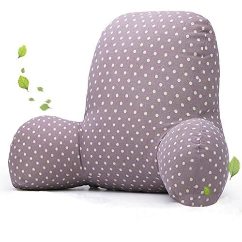 Cotton-flax Reading Pillow - Best Bed Pillow with Arm Reading Bed - Perfect for Teens,and Kids -by wwang(Standard, Camel wave point)