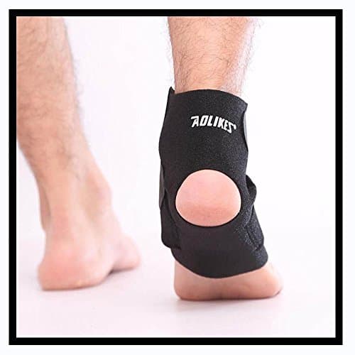 Dsoso Ankle Support Adjustable Velcro Compression Straps Breathable Neoprene One Size Fits Most,Black.Best for Ankle Sprains, Tendon Tears, Plantar Fasciitis and Posterior Tibial Tendon Dysfunction