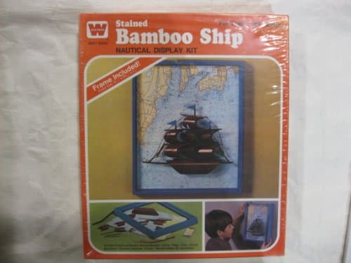 Bamboo Ship Craft Kit 1973