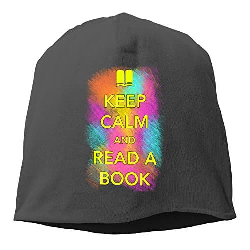 Keep Calm and Read A Book Women/Men Wool Hat Soft Stretch Beanies Skull Cap Unisex