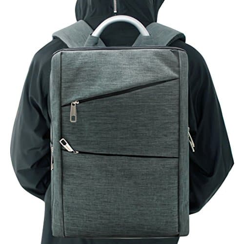 Basic Business Laptop Backpack, Lightweight Schoolbag Fits up to 15.6 Inch Computer