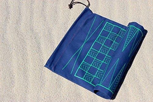 A Summer Shop Double-Sided Backgammon/Checkers Game Navy Bag/Green Detail