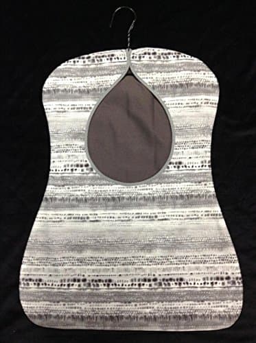 CLOTHESPIN BAG Large Designer Peg Bag, Grey Gradient, GRAY, Hanging Closet Storage Bag, Laundry, Eco Friendly